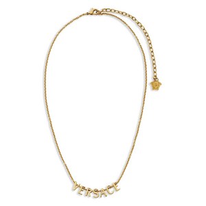 베르사체 레터링 로고 네크리스