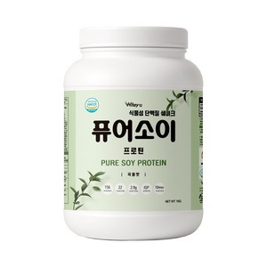퓨어소이 프로틴, 1kg, 1개