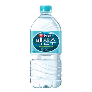 농심 백산수 1L, 6개