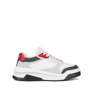 베르사체 오디세이아 가죽 스니커즈, 화이트계열+레드계열, Italy 40(KR 265)