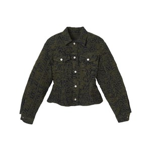 마크제이콥스 모노그램 프린트 플레어 재킷