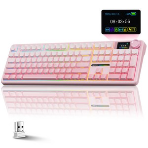 AULA 유선/무선 독립 키보드 LEOBOG 기계식 키보드