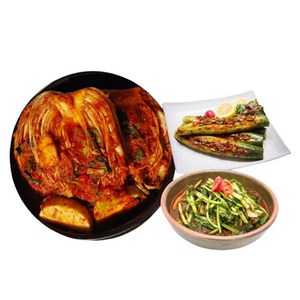 도미솔김치 3종(배추+오이+열무), 1세트, 10kg