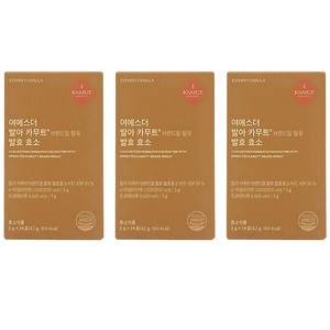 [본사직영] 여에스더 발아 카무트® 브랜드 밀 함유 발효효소(100만 unit 효소역가), 3박스, 14회분