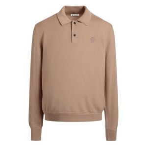 발리 긴소매 폴로 셔츠, 베이지계열, IT/FR 50(KR 105)