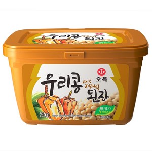 오복식품 국산 우리콩 된장 3kg, 1개