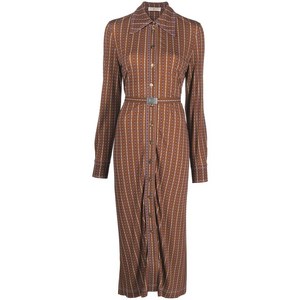 토리 버치 도트 윈도페인 미디 폴로 드레스