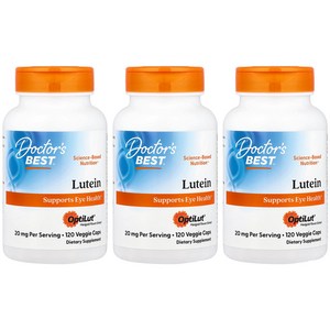 닥터스베스트 루테인 20mg 베지 캡, 120정, 3개