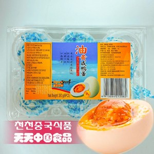 중국 소금 절인 오리알 6알, 360g, 1개