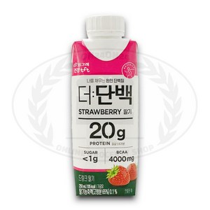 더단백 드링크 딸기, 250ml, 18개