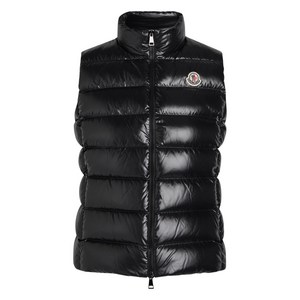 몽클레르 가니 로고 패치 패딩 베스트
