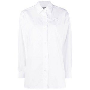 디젤 C브루스B 로고 자수 셔츠, 화이트계열, Standard S(KR 55)