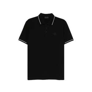 몽클레르 피케 트리밍 폴로 셔츠, 블랙계열, Standard L(KR 100-180)