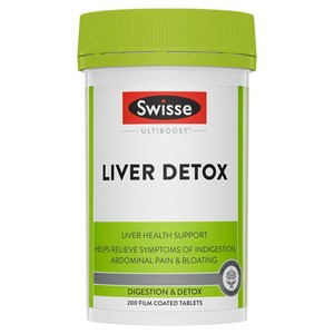 스위스 울티부스트 리버 디톡스 필름코팅 타블렛, 200정, 1개