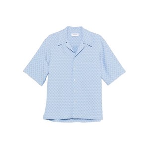 알렉산더맥퀸 스킬 프린트 셔츠, 블루계열, Collar (in) 15 1/2(KR 39)