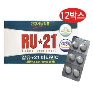 알유 21 비타민C, 6정, 4.5g, 12개