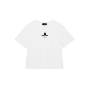 엠포리오아르마니 그래픽 프린트 티셔츠, 화이트계열, Standard S(KR 55)