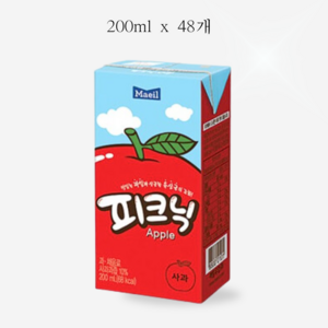 매일유업 피크닉 사과맛, 4.8L, 2개