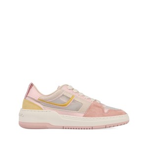 페라가모 메시 스웨이드 레이스업 스니커즈, US 6.5(KR 240C (Slim)), 핑크계열