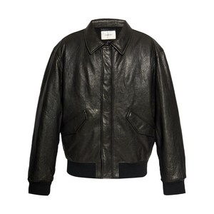 생로랑 가죽 봄버 재킷