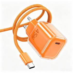 IMCHEN 45W 초고속 충전기 어댑터 + C to C 초고속 케이블 1.5m 세트