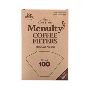 고급 커피필터 5~7인용 100매 커피여과지 2개, 100개입