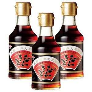 Choko 순 무라사키 본양조 통대두 간장, 170ml, 3개