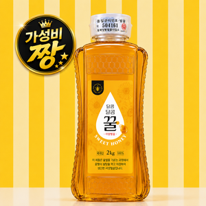달콤달콤 꿀 사양벌꿀, 2kg, 1개