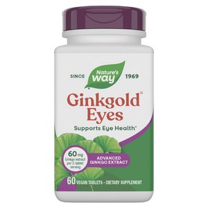 네이쳐스웨이 징크골드 아이즈 비건 타블렛, 60정, 1개