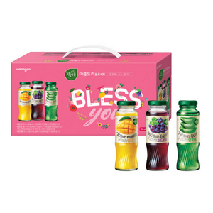 자연은 아름드리 음료세트, 180ml, 12개