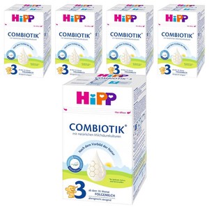 힙 콤비오틱 전분 분유 3단계, 600g, 5개