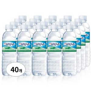 청청구역 제주 삼다수 500ml(유라벨), 40개, 500ml