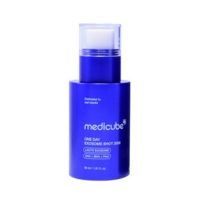 [NEW] 메디큐브 제로 원데이 엑소좀 샷 모공 앰플 2000 medicube zeo one day exosome shot 2000, 1개, 30ml