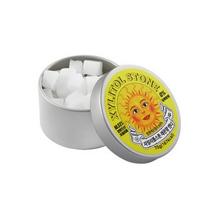 자일리톨 스톤 무설탕 레몬 캔디 100%핀란드산 자일리톨 당류 0%, 2개, 70g