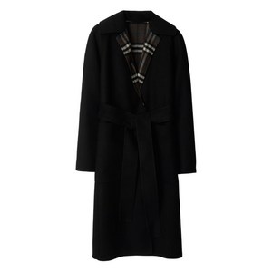 버버리 벨트 리버서블 울 코트, 블랙계열+그레이계열, UK 2(KR 33)