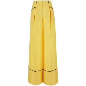 발리 실크 팔라초 팬츠, 옐로우계열, IT 40(KR 44)