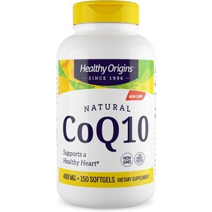 헬시오리진스 내추럴 CoQ10 400mg 소프트젤, 150정, 1개