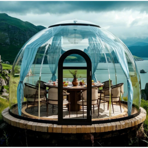 TJ2908 야외 캠핑 럭셔리 돔텐트 원형 정자 텐트 캠핑장 리조트텐트 정자 천막, 직경3.8m X 높이2.7m