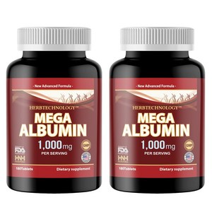 HNHusa 메가 알부민 1000mg 타블렛, 180정, 2개