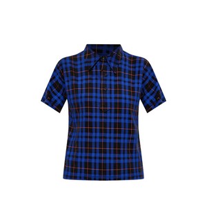 메종 마르지엘라 반소매 폴로 셔츠, 블루계열+블랙계열, Standard M(KR 66)