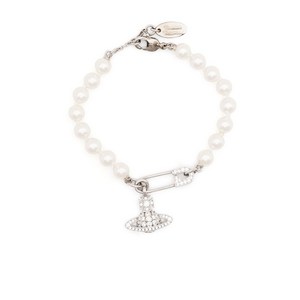 비비안웨스트우드 ORB 디테일 비즈 브레이슬릿