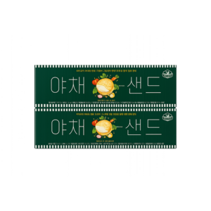 아침미소목장 야채샌드, 231g, 2개