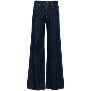 겐조 아야메 스트라이프 스트레이트 진