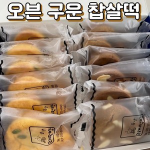 오븐 구운 찹쌀떡 박스포장 중형(우유/커피/자색고구마), 커피 찹쌀고래떡(12개), 12개, 60g