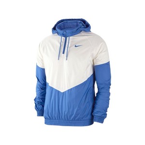 나이키 로고 디테일 후디, 블루계열+화이트계열, Standard S(KR 95)