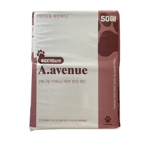 애니멀 아베뉴 애견 배변패드 중형 2개 50매입 (60 x 45cm), 중형M (60 x 45cm) - 2팩