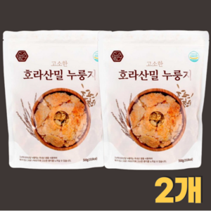 고소락 고소한 호라산밀 누룽지, 2개, 500g