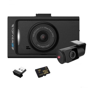 현대TNR 2채널 FHD+HD 초가성비 국내생산 2년 무상AS 차량용 블랙박스 R1 스마트폰 연동 가능