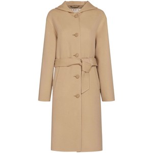 마르니 벨트 후드 코트, 베이지계열, Italy 40(KR 55)