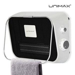 유니맥스 벽걸이 겸용 다용도 홈스토리 PTC 온풍기, UPT-HS201W, 화이트